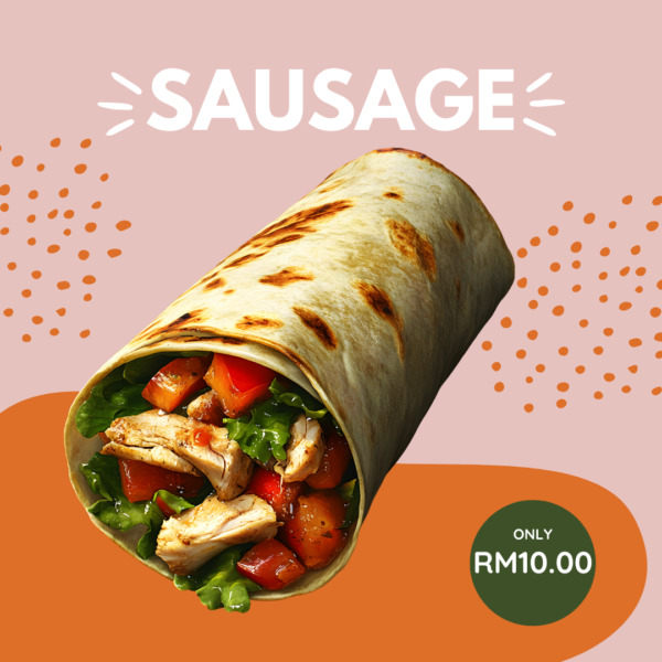 Sausage Tortilla Wrap