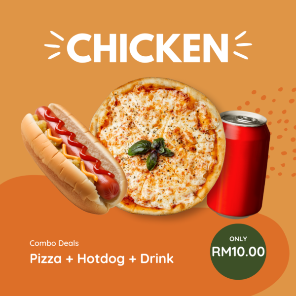 Chicken Mini Pizza Combo