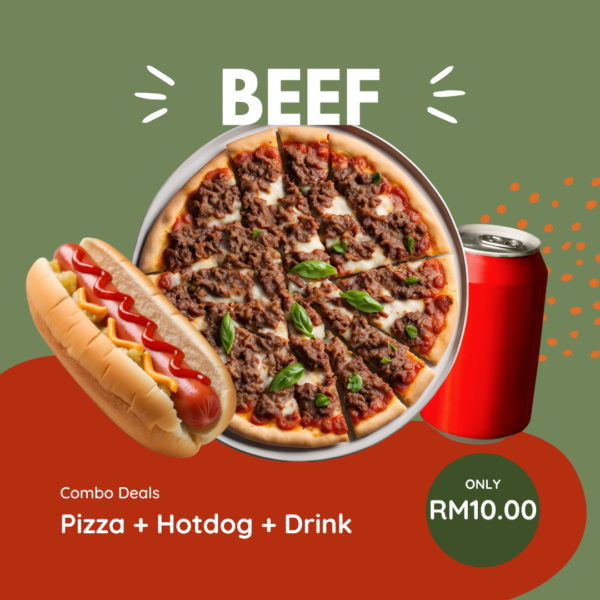 Beef Mini Pizza Combo