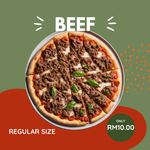 Regular Beef Pizza